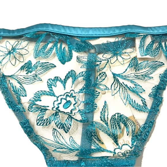 Myla Columbia Road Blue Lagoon Bra Set 34C + L - Picture 11 of 15